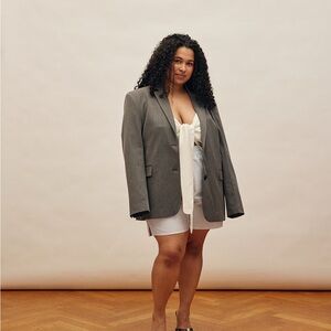 NEVER WORN Djerf Ave Forever Gray Blazer